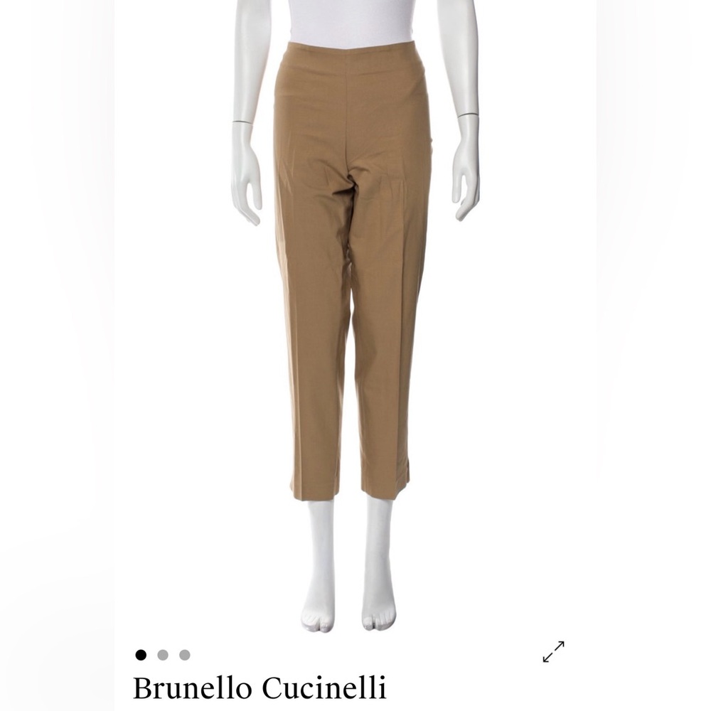 Brunello Cucinelli Women's Tan Chinos